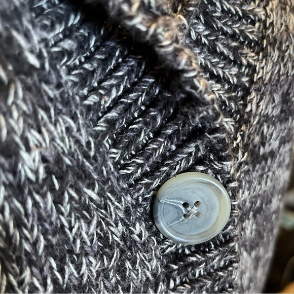 GREY Knitted Cotton Cardigan by Calvin Klein Jeans - Picture 6 of 12
